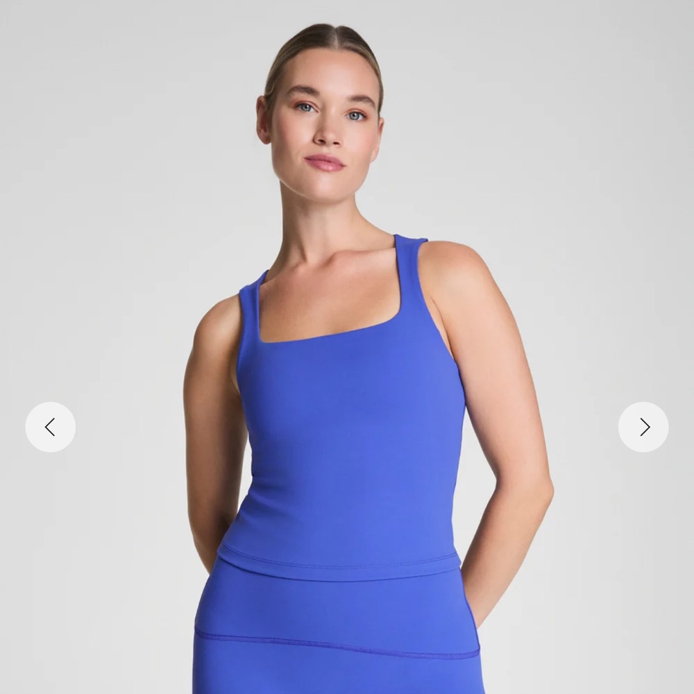SPANX SQUARE NECK SHELF TANK